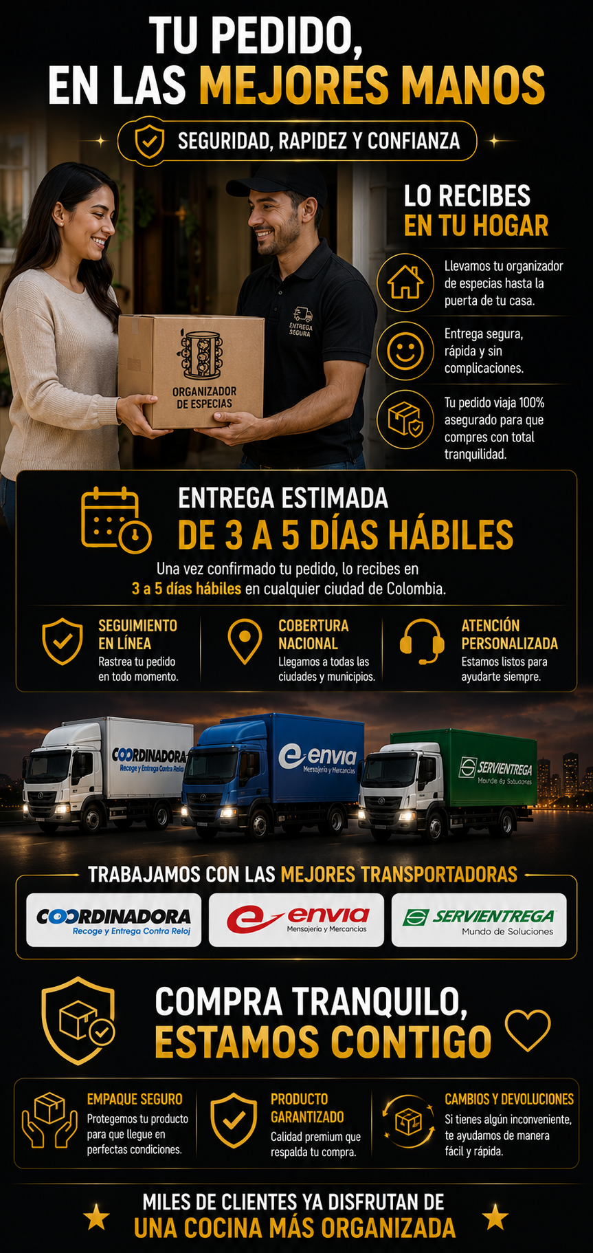 ORGANIZADOR GIRATORIO DE ESPECIAS 12 FRASCOS - SPINZY